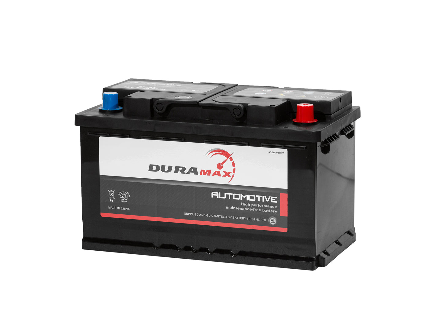 Duramax DIN75L 720CCA 12V Car Battery
