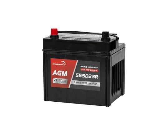 Duramax S55D23R 600CCA 12V AGM Car Battery